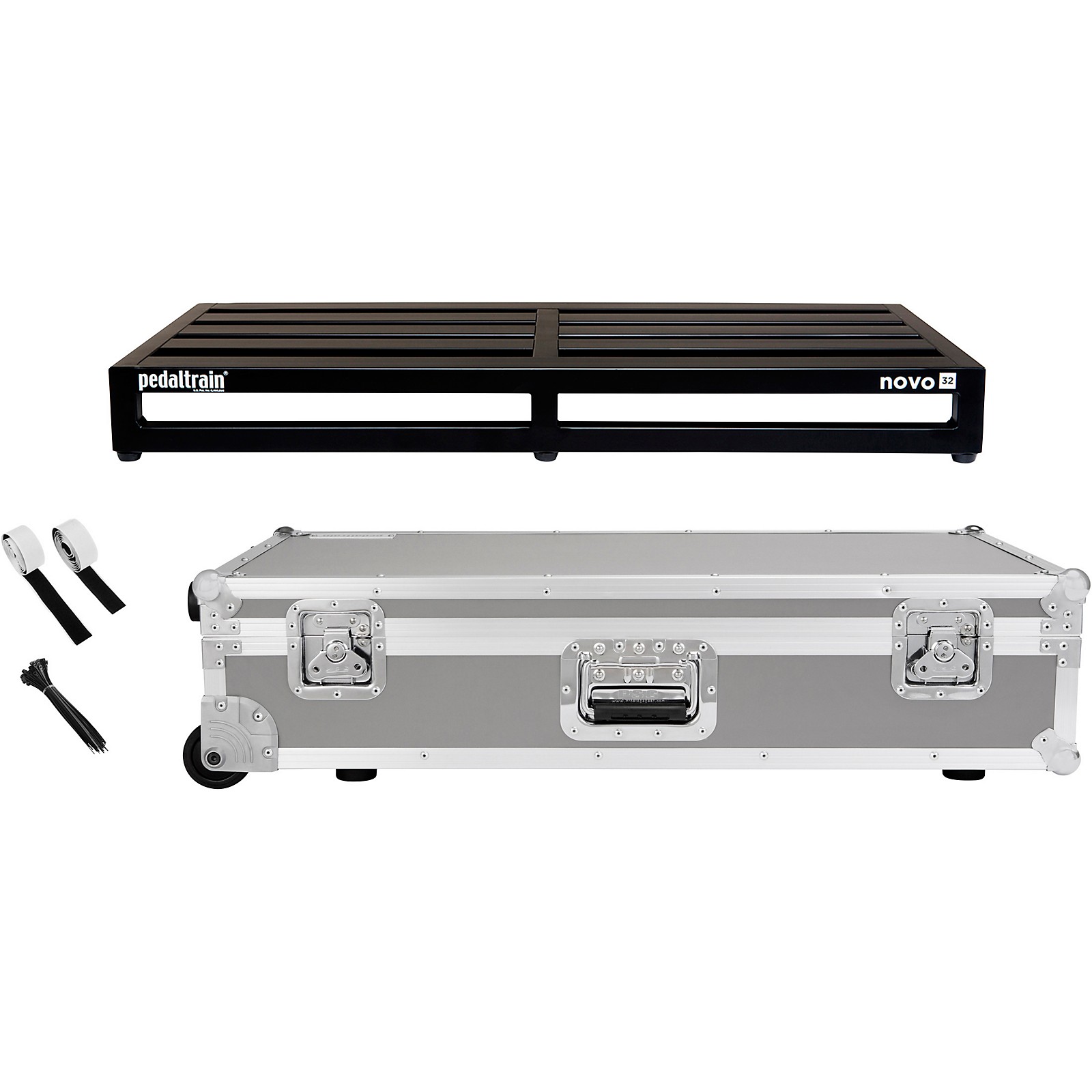 Pedaltrain Pedaltrain Novo 32 Pedal Board with Wheeled Tour Case
