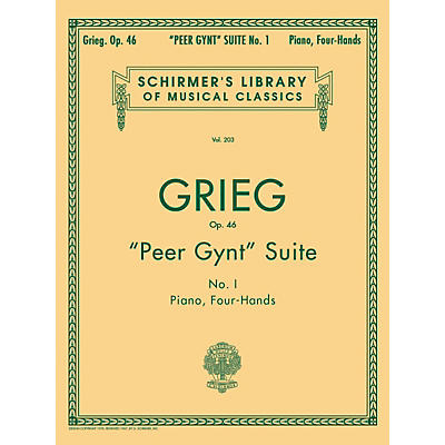 G. Schirmer Peer Gynt Suite Number 1 Piano Four Hands By Grieg