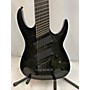 Used Agile Pendulum 82528 Solid Body Electric Guitar Black Flame