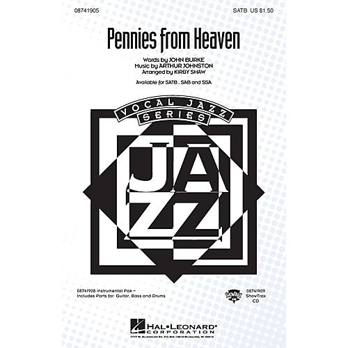 Hal Leonard Pennies from Heaven ShowTrax CD Arranged by Kirby Shaw