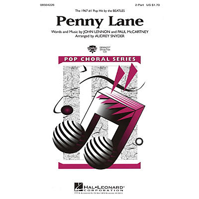 Hal Leonard Penny Lane 2-Part by The Beatles arranged by Audrey Snyder