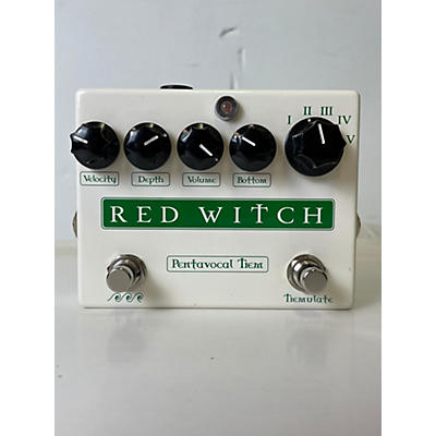 Red Witch Pentavocal Tremolo Modulation Effect Pedal
