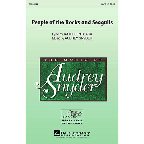 Hal Leonard People of the Rocks and Seagulls SATB composed by Audrey Snyder