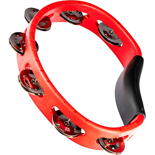MEINL Percussion  Headliner Series Hand Held ABS Tambourine Red