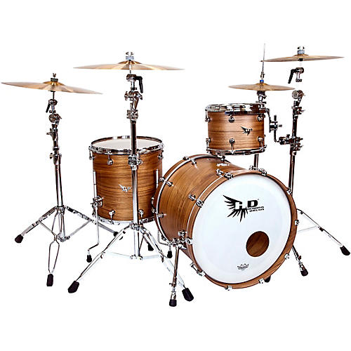 Hendrix Drums Perfect Ply Series Walnut 3-Piece Shell Pack Satin