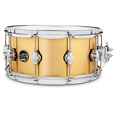 DW Performance Series 1 mm Polished Brass Snare Drum