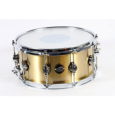 DW Performance Series 1 mm Polished Brass Snare Drum