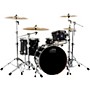 DW Performance Series 4-Piece Shell Pack Ebony Stain Lacquer with Chrome Hardware