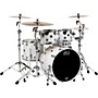 DW Performance Series 5-Piece Shell Pack White Ice Lacquer with Chrome Hardware