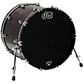 DW Performance Series Bass Drum Gun Metal Metallic Lacquer 18x2420 x 16 in. Ebony Stain Lacquer