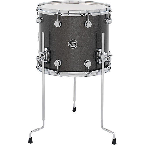 DW Performance Series Floor Tom Pewter Sparkle 14 x 12 in.