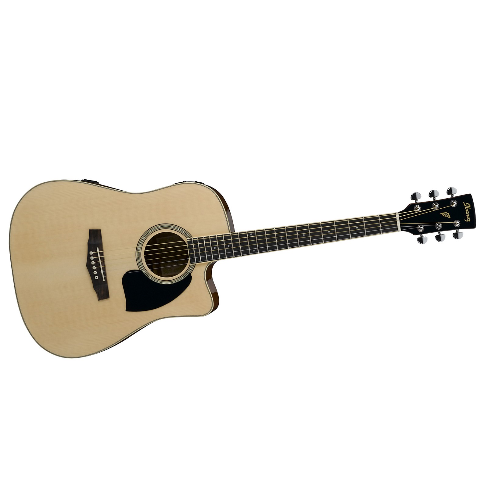 Ibanez Performance Series Pf15 Cutaway Dreadnought Acoustic Electric Guitar With Case Musician 9634