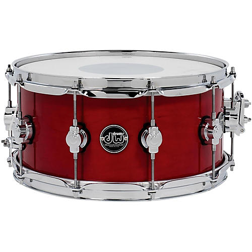DW Performance Series Snare Drum Condition 1 - Mint 14 x 6.5 in. Candy Apple Lacquer
