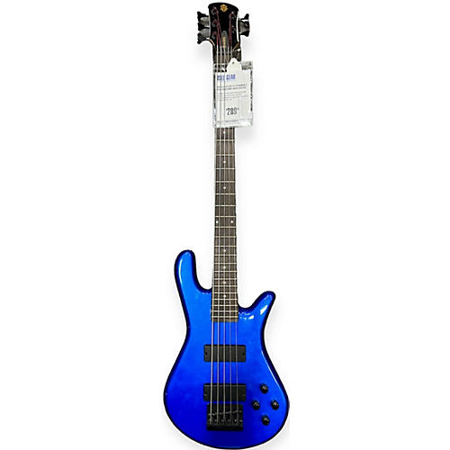 Spector Performer 5 Electric Bass Guitar Blue