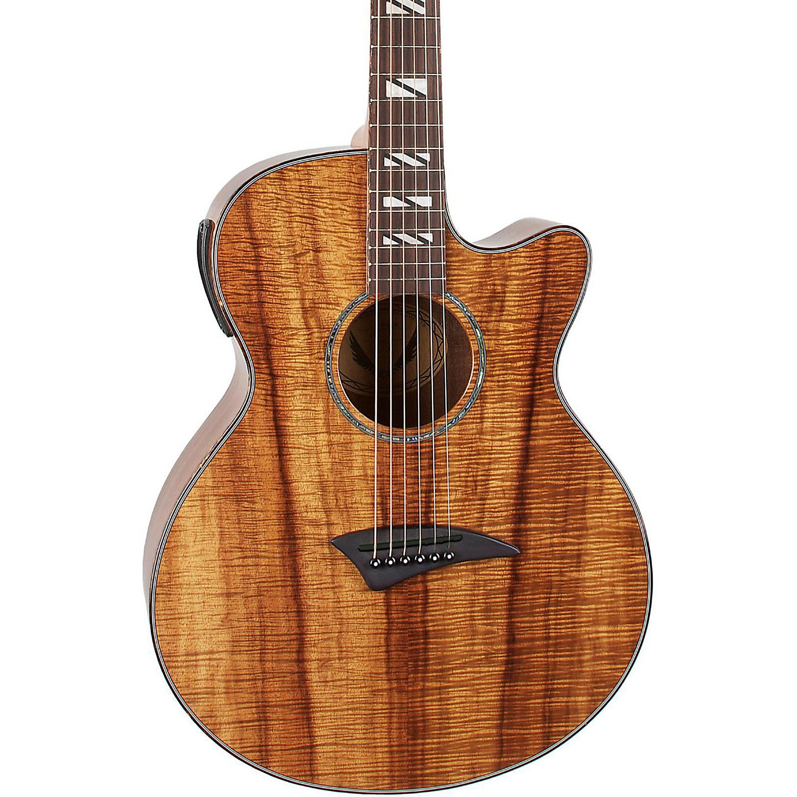 Dean Performer Koa AcousticElectric Guitar with Aphex Musician's Friend