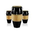 LP Performer Series 3-Piece Conga Set with Chrome Hardware Red FadeBlack/Natural