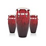 LP Performer Series 3-Piece Conga Set with Chrome Hardware Red Fade