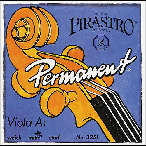 Pirastro Permanent Series Viola A String 16.5 Weich