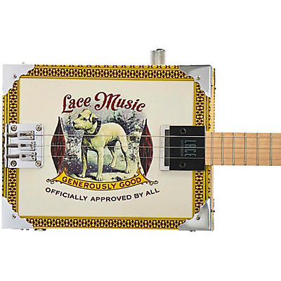 Lace Pero Pup Acoustic-Electric Cigar Box Guitar