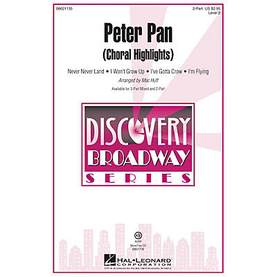 Hal Leonard Peter Pan (Choral Highlights) (Discovery Level 2) 2-Part arranged by Mac Huff