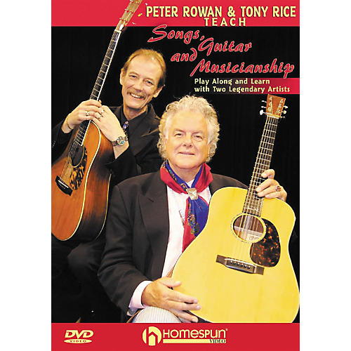 Peter Rowan & Tony Rice Teach Songs, Guitar, & Musicianship DVD with Tab