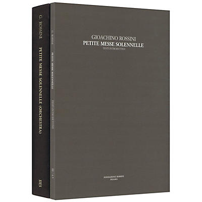 Ricordi Petite Messe Solennelle Rossini Critical Edition Series III, Vol. 5 Hardcover by Rossini