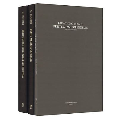 Ricordi Petite Messe Solennelle Rossini Critical Edition Series III, Vols. 4-5 Hardcover by Gioachino Rossini