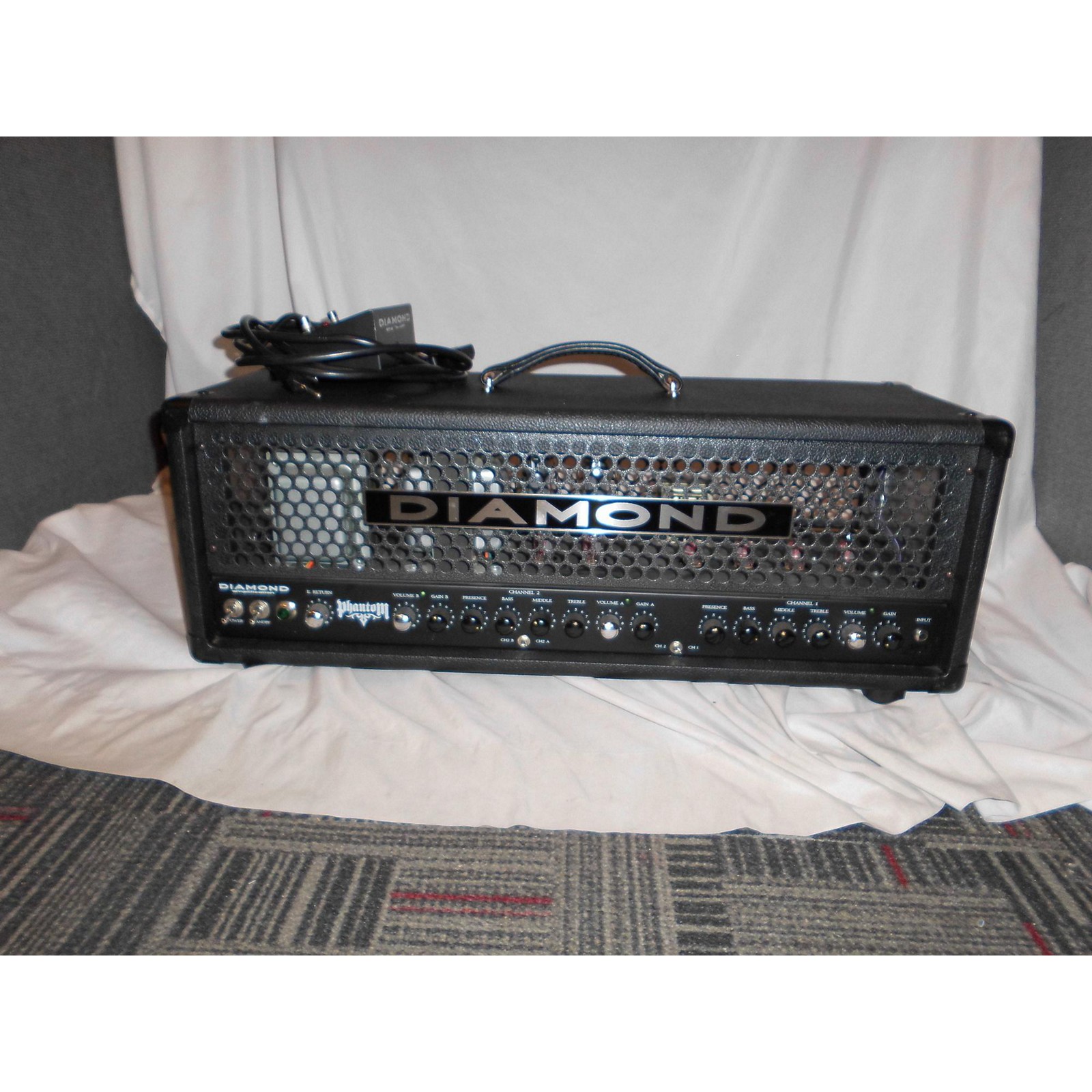 Used Diamond Amplification Phantom Usa Custom Series 100w Tube Guitar Amp Head Musicians Friend