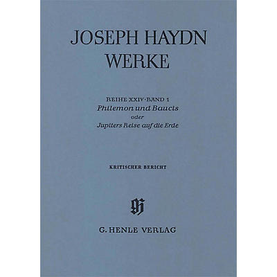 G. Henle Verlag Philemon and Baucis - A German Marionette Opera Henle Edition Series Hardcover