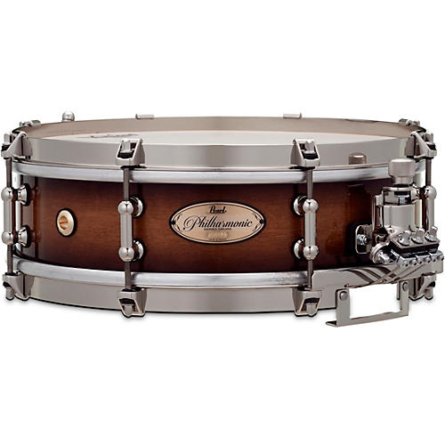Pearl Philharmonic Maple Snare Drum 13 x 4 in. Gloss Barnwood Brown