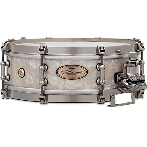 Pearl Philharmonic Maple Snare Drum 13 x 4 in. Nicotine White Marine Pearl