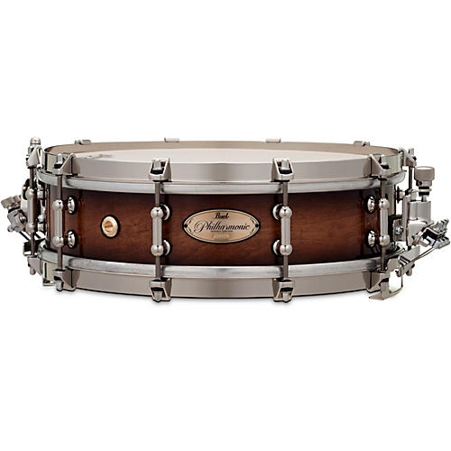Pearl Philharmonic Maple Snare Drum 14 x 4 in. Gloss Barnwood Brown