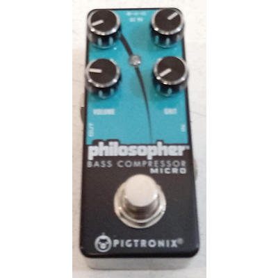 Pigtronix Philosopher Bass Compressor Bass Effect Pedal