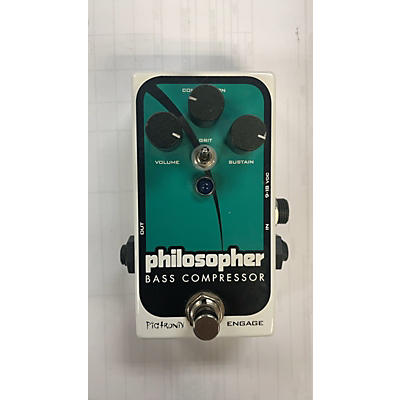 Pigtronix Philosopher Bass Compressor Bass Effect Pedal