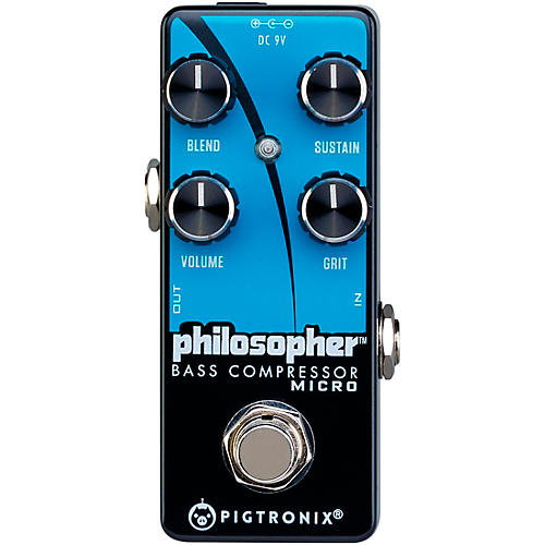 Philosopher Bass Compressor Micro Effects Pedal