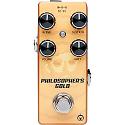 Philosopher's Gold Compression Effects Pedal Gold