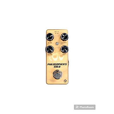 Pigtronix Philosopher's Gold Compressor Sustainer Overdrive Effect Pedal