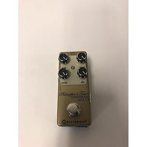 Pigtronix Philosophers Tone Germanium Gold Micro Effect Pedal