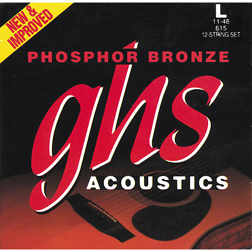 Phosphor Bronze 12-String Light Acoustic Guitar Strings