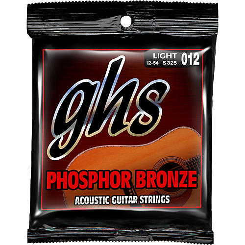 GHS Phosphor Bronze Acoustic Guitar Strings Light