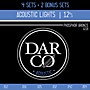 DARCO Phosphor Bronze Light 6 Set Value Pack Acoustic Guitar Strings Light (12-54)
