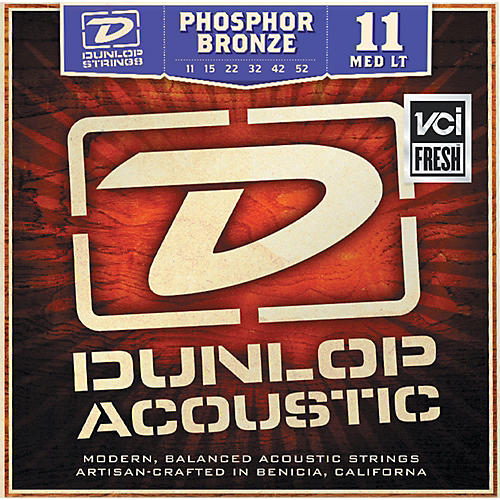 Phosphor Bronze Medium Light Acoustic Guitar Strings