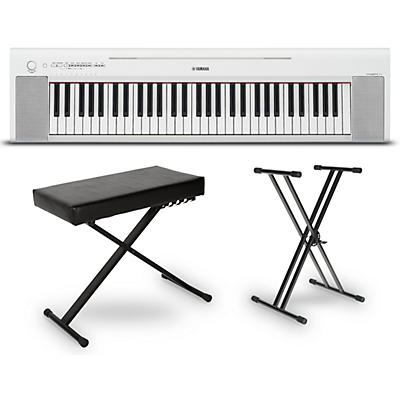 Yamaha Piaggero NP-15 61-Key Portable Keyboard Essentials Bundle