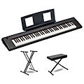Yamaha Piaggero NP-32 Black Portable Keyboard With Power Adapter Beginner PackageEssentials Package