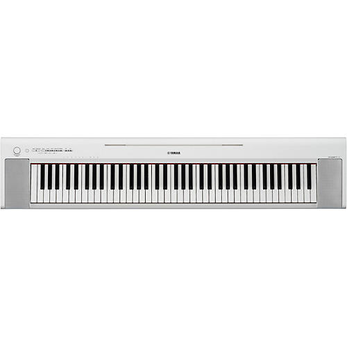 Yamaha Piaggero NP-35 76-Key Portable Keyboard With Power Adapter Condition 2 - Blemished White 197881393328