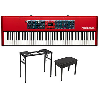 Nord Piano 5 73-Key Stage Keyboard with Bench and Stand