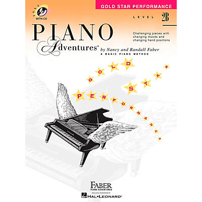 Faber Piano Adventures Piano Adventures Gold Star Performance Level 2B Book/CD - Faber Piano
