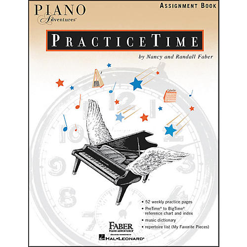 Faber Piano Adventures Piano Adventures Practice time assignment Book - Faber Piano