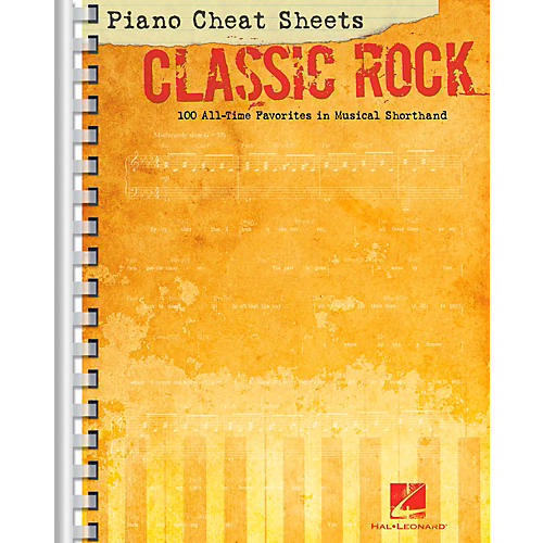 Piano Cheat Sheets - Classic Rock