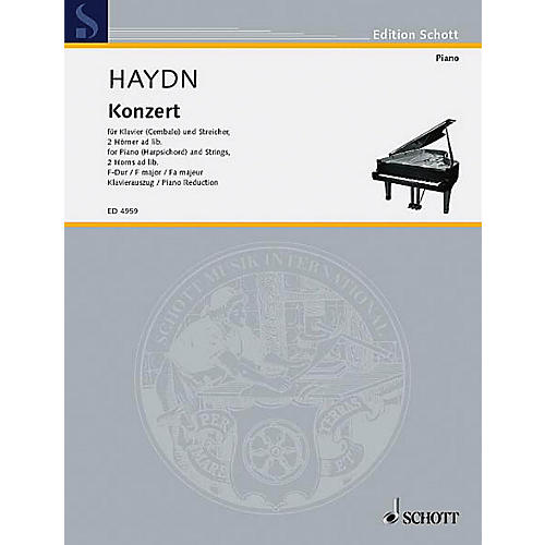 Schott Piano Concerto F Major Schott Series
